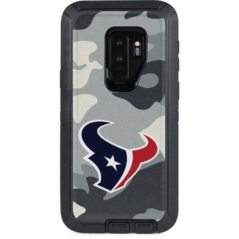 NFL Houston Texans Camo Otterbox Defender Galaxy Skin